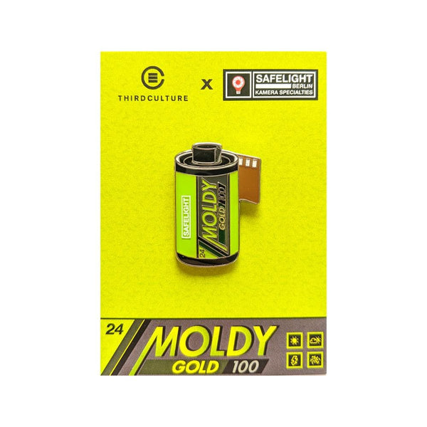 Safelight Berlin Moldy Gold 100 35mm Film Pin (Safelight Berlin Collab) - Third Culture